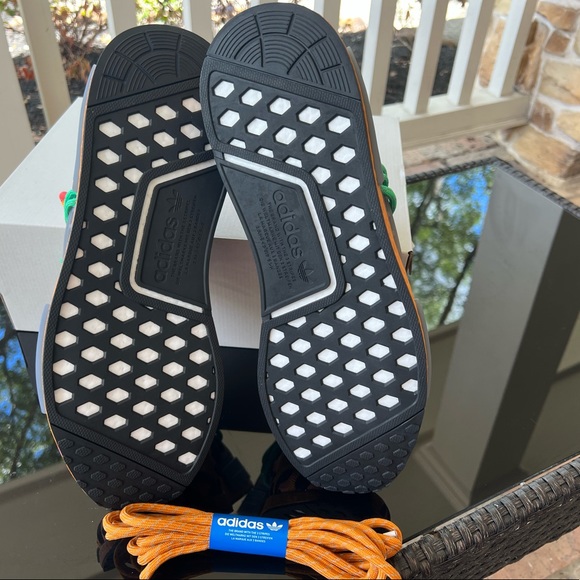 adidas Pharrell x NMD HU Human Race Animal Print Sneakers GZ4439 Men's Size 12 - Picture 2 of 10